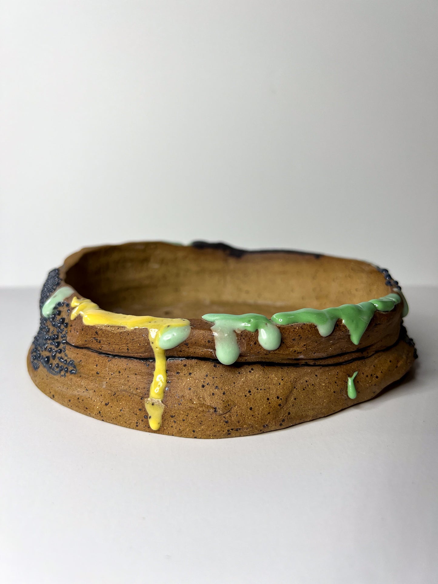 Large wide low planter