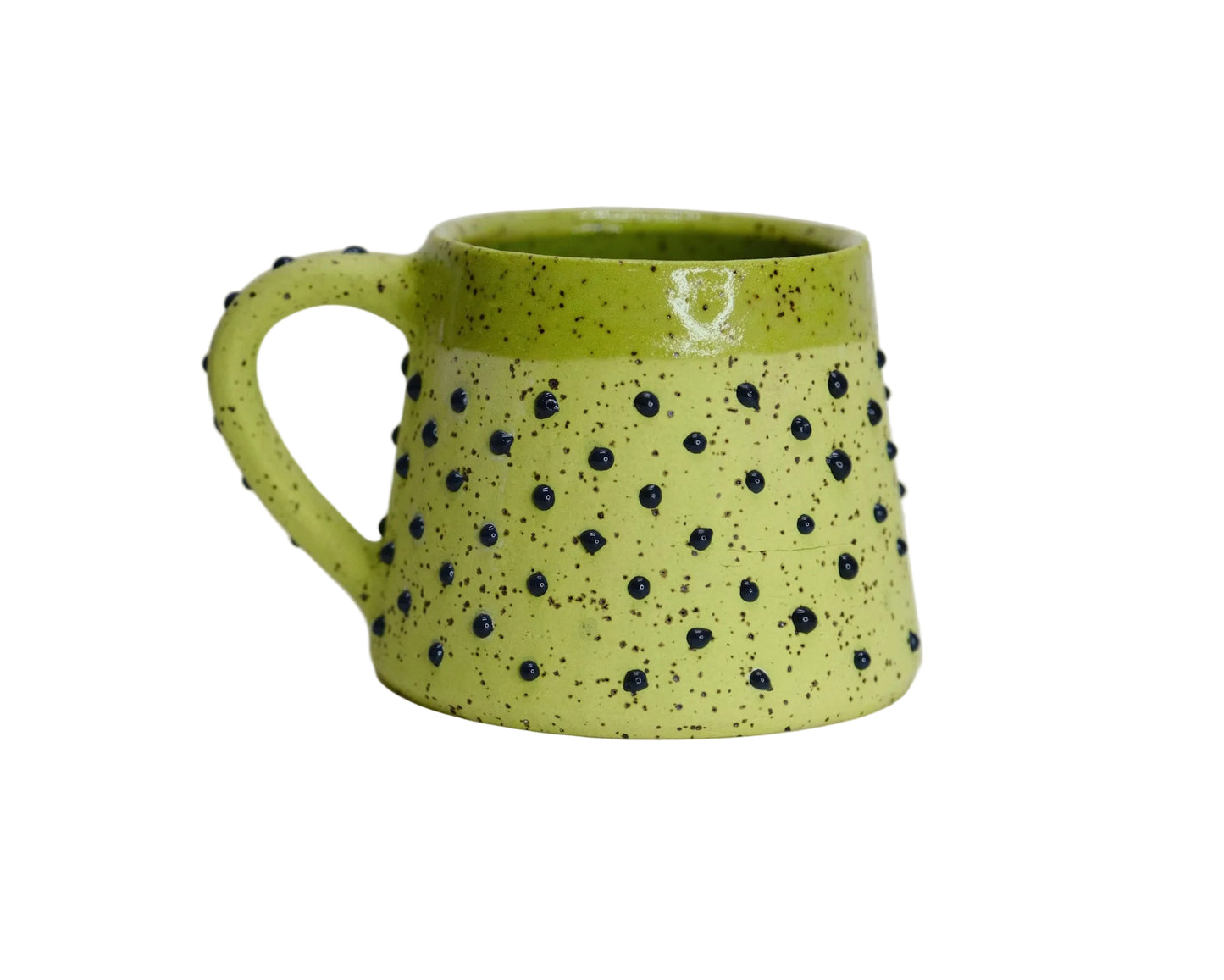 Chartreuse and Black Mug 1