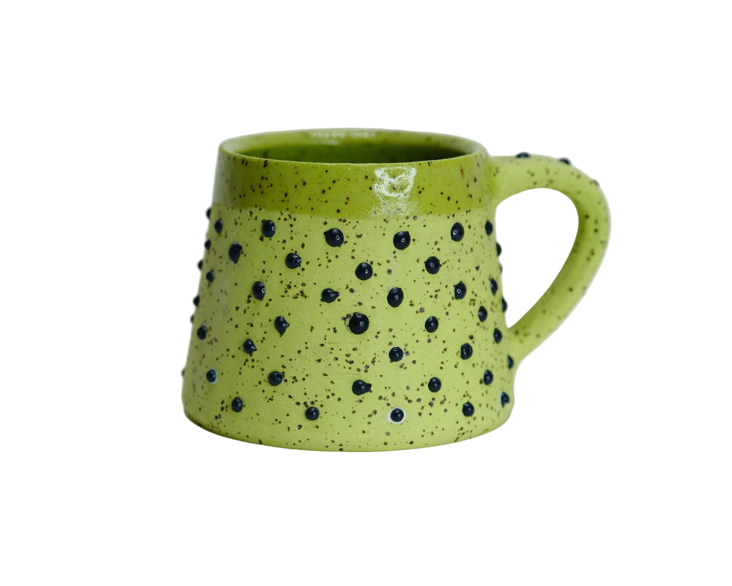Chartreuse and Black Mug 1