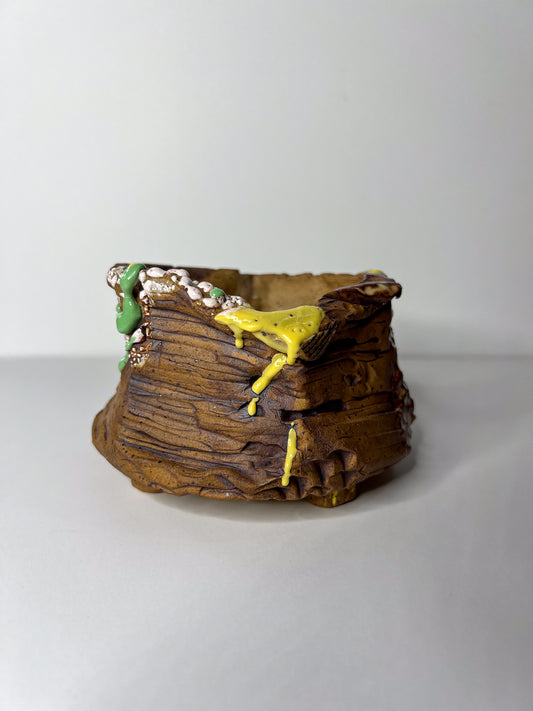Hand built planter